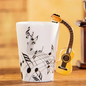 Music Mug! Guitar or Violin, Cute, 240ml