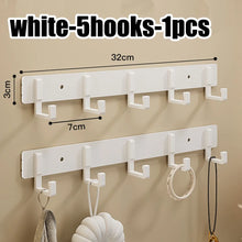 Load image into Gallery viewer, Household Wall Coat Rack Black Hooks For Hangging Clothes Towel Hanger Bathroom Robe Hook Heavy Duty Kitchen Accessories