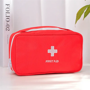 First Aid Kit Emergency Survival Bag Compact Trauma Rescue Portable Medicine Storage