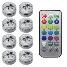 Load image into Gallery viewer, Wireless Adhesive LED Car Interior Ambient Light Remote Control Decor Auto Roof Foot Atmosphere Lamp Bicycle Tail Light
