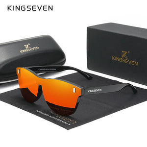 Genuine KINGSEVEN Polarized Sunglasses Fashion Eyewear Integrated Lens Men Women