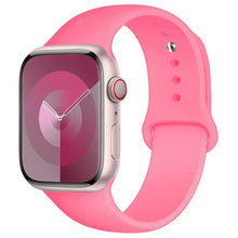 Load image into Gallery viewer, Silicone Band For Apple Watch strap 44mm 45mm 40mm 41mm 42-46mm sport bracelet iwatch series 8 7 6 5 4 9 10 11 SE-Ultra 2/3 49mm
