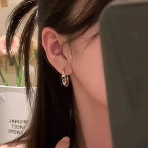 925 Silver Needle Blossom Earrings – Sweet & Fashionable Ear Studs, Unique Jewelry