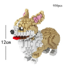 Load image into Gallery viewer, KNEW BUILT Dachshund Dog Model Mini Building Block Toy Set 9 Style for Pet Enthusiasts Teddy Hughes Corgi Collie Pet Style Brick