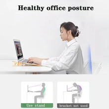 Load image into Gallery viewer, Mini Foldable Laptop Stand Portable Keyboard Lift Self-Adhesive Invisible Desk Mount