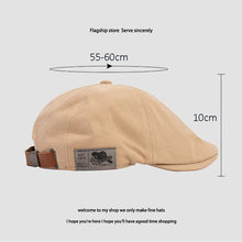 Load image into Gallery viewer, Cotton Peaky Blinders Caps For Men Hats Berets British Western Style Ivy Cap Classic Winter Woman Vintage Linen Beret