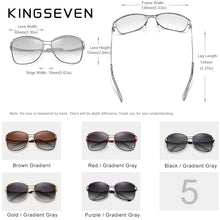 Load image into Gallery viewer, KINGSEVEN Square Rimless Designer Sunglasses Women Fashion Shades Outdoor Travel