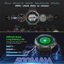 Load image into Gallery viewer, New T-Rex 3 Pro Dual-Band GPS Military Smart Watch 48mm 10ATM Water-Resistant 500mAh Battery Compass Altimeter AGPS Smart Watch