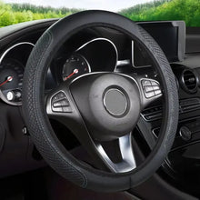 Load image into Gallery viewer, Steering Wheel Cover Anti Slip Breathable Steering Cover Universal Microfiber PU Leather Steer Wheel Protector No inner circle