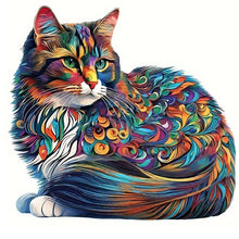 Load image into Gallery viewer, Jigsaw Animal Wooden  Puzzle DIY Crafts Brain Trainer Puzzles Game for Kids Adult wolf  Educational Wood Toy Gift Difficulty