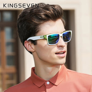 KingSeven Polarized Sports Sunglasses: UV400 Lens Sun Glasses TR90 Frame