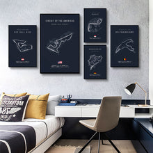Load image into Gallery viewer, F1 International Track Circuit Canvas Painting – Wall Art