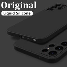 Load image into Gallery viewer, Case For Samsung Galaxy S24 S23 S22 S25 Ultra S24 FE A56 A55 A53 A54 A16 A17 5G S25 Edge Shockproof Liquid Silicone Phone Cover