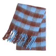 Load image into Gallery viewer, 2025 Winter Thick Warm Scarf Women Cashmere Shawl and Wraps Pashmina Neckerchief Bufanda Female Rainbow Hairy Tessel Echarpe New