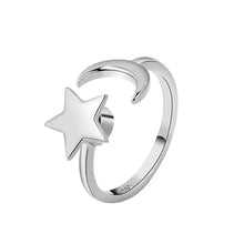 Load image into Gallery viewer, Anti Stress Anxiety Fidget Rings for Women Satinless Steel Spinner Sunflower Sun Star Ring Trendy Jewelry Gift Dropshipping