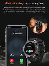 Load image into Gallery viewer, AMZMAX 1.43&quot; AMOLED Smart Watch Men LED Flashlight Compass Health Monitor 1ATM Waterproof