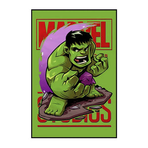 Marvel Wall Art Posters SpiderMan Iron Man Avengers Superhero Disney Kid Room Decor Cartoon Canvas Painting Picture Print