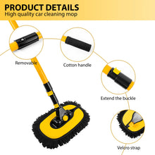Load image into Gallery viewer, 15° Arc Retractable Car Cleaning Brush, Portable Brush Set with Storage Bag for RV, Truck and Camper Cleaning
