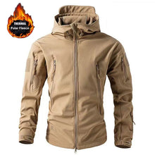 Load image into Gallery viewer, Men&#39;s Winter Fleece Jacket Tactical Waterproof Outdoor Hiking Fishing Hunting Coats M-5XL