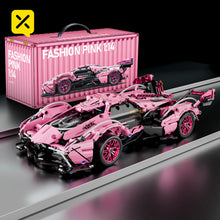 Load image into Gallery viewer, 1280PCS Racing Sport Car Model – Mechanical Speed Supercar Building Blocks Toy for Kids &amp; Adults