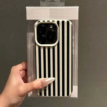 Load image into Gallery viewer, Colorful Striped Minimalist INS Couple Phone Case For iPhone 17 16 11 13 12 14 15 Pro Max XS X XR 7 8 Plus 16E 16 17 Pro Cover