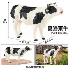 Load image into Gallery viewer, Cute Farm Animals Milk Cow Cattle Calf Angus Bull OX Buffalo Model Action Figures Toy