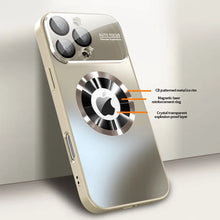 Load image into Gallery viewer, New Titanium Metallic Luxury Matte Case For iPhone 17 16 15 14 13 12 Pro Max Plus For Magsafe Glass Lens Camera Protection Cover
