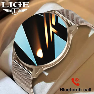 LIGE Men’s Smart Watch IP67 Waterproof Heart Rate Blood Pressure Bluetooth Call