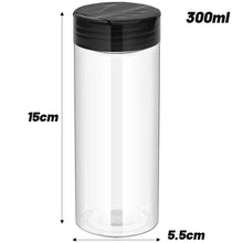Load image into Gallery viewer, 1/12x Plastic Spice Jars with Shaker Lids Transparent Safety Plastic Bottles for Home Kitchen Storing Spices Seasoning Powders
