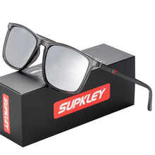 Load image into Gallery viewer, SUPKLEY Sports Sunglasses for Men Polarized Comfortable Wear Square Sun Glasses Male Light Weight Eyewear Accessory with Origina