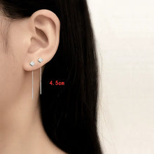 Load image into Gallery viewer, Ventfille 925 Sterling Silver Star Earring for Women Girl Simple Tassels Chain Fashion Office Jewelry Gift Dropshipping