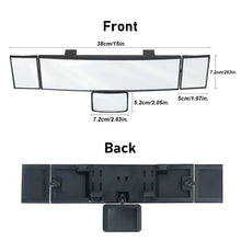 Load image into Gallery viewer, Adjustable Wide-view Rearview Mirror In The Car Wide Angle Panoramic Assisting Interior Clip On Convex Rear View Mirror For Car