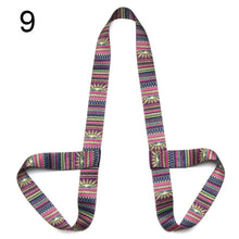 Load image into Gallery viewer, Nylon Colorful Straps Yoga Mat Strap Belt Adjustable Sports Sling Shoulder Carry Strap Belt Exercise Stretch Elastic Yoga Belt