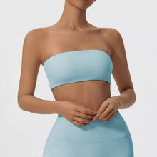 Load image into Gallery viewer, Strapless  Sports Bra Gym Top Women Quick-Drying Yoga Clothes Women Tube Top Fitness Chest Wrap Underwear Workout Bra Female