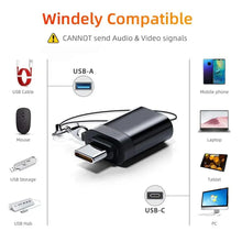 Load image into Gallery viewer, 2PCS USB 3.0 To Type C OTG Charger Adapter Connector Type-C to USB Male To Type-c Adapt Converter for PC MacBook Car USB ipad