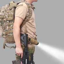 Load image into Gallery viewer, Tactical MOLLE Flashlight Pouch - 360° Rotatable Nylon Torch Holster Case Outdoor Use