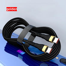 Load image into Gallery viewer, 120W 6A PD Type C Fast Charging Cable Type C To Type C Cable For iphone Samsung Xiaomi POCO USB Type C Phones Cable Accessories