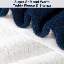 Load image into Gallery viewer, TOPS Electric Blanket, Heated Throw Blanket , 20-48℃ Heat Settings, Auto-off Timer, Warm Sherpa, Overheat Protection, Washable