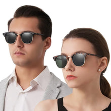 Load image into Gallery viewer, Polarized Sunglasses UV400 Men Women Classic Design Semi-Rimless Eye Protection
