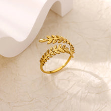 Load image into Gallery viewer, Stainless Steel Zircon Geometric Rings For Women Luxury Evil Eye Gold Color Adjustable Trendy Wedding Aesthetic Jewerly Gift