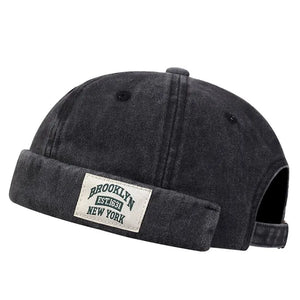 Brooklyn New York Hat Fashion Cotton Adjustable Beanie Street Melon Cap Unisex