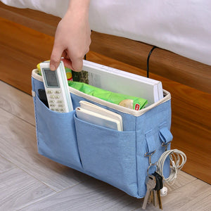 Bedside Storage Rack Hanging Basket Dormitory Organizer Bedroom Storage