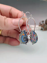 Load image into Gallery viewer, 7-Color Fiberglass Ruby Earrings: Bohemian Clip-On, Geometric