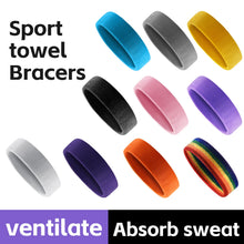 Load image into Gallery viewer, 1 PC Towel cloth Headband Sweat Bandage Sport Head Hair Band Workout Tennis Fitness Jog Basketball Running Sweatband Women Men