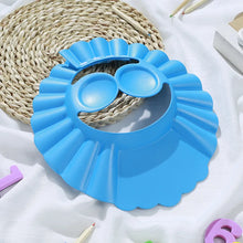 Load image into Gallery viewer, Baby Shower Soft Cap Adjustable Hair Wash Hat for Kids Ear Protection Safe Children Shampoo Bathing Shower Protect Head Cover