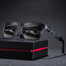 Load image into Gallery viewer, 4 PCS Fashion Vintage Pattern Square Sunglasses Men Women Fishing Driving Man Luxury Brand Designer Sun Glasses UV400 Eyewear ﻿