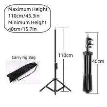 Load image into Gallery viewer, RP01-B Heavy Duty Metal Alloy Light Stand 160cm Tripod for Photo Studio Softbox Video Flash Reflector Lighting Background Stand