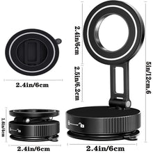 Load image into Gallery viewer, 2026Upgraded Adjustable&amp;Foldable Magnetic Car mobile Phone Holder Hollow out design 360° Rotatable  Zinc Alloy and ABS material