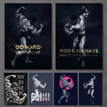Load image into Gallery viewer, Arnold Schwarzenegger Fitness Wall Art - Inspirational Gym Poster Canvas Home Decor