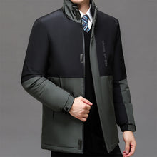 Load image into Gallery viewer, Men&#39;s Winter Parka Hooded Cotton Jacket - Fleece Lined, Casual Long Coat, Warm Overcoat